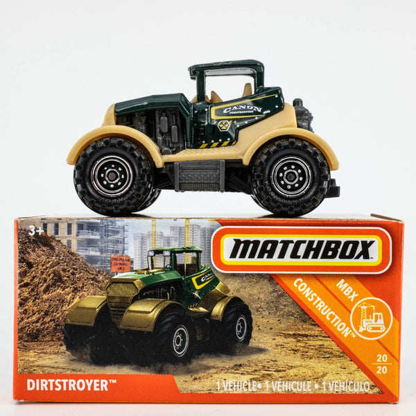 2019 Matchbox Power Grabs #35 Dirtstroyer GREEN | CANON CONSTRUCTION | FSB