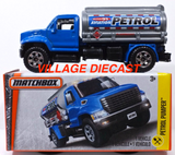 2017 Matchbox Power Grabs #32 Petrol Pumper BLUE | GREY | MOGAS 91 | FSB