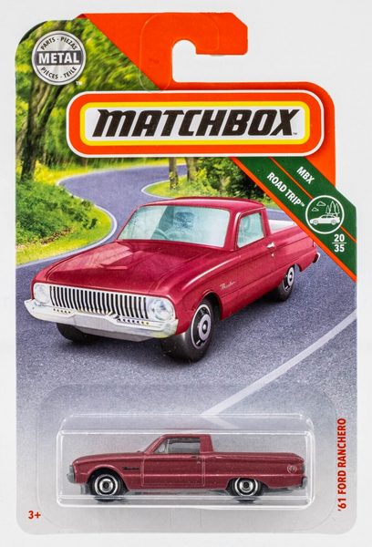 2018 Matchbox #30 '61 Ford Ranchero HIBISCUS METALLIC | FSC