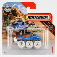 2018 Matchbox #75 ATV 6x6 POWDER BLUE | POLAR ATV 6x6 | FSSC