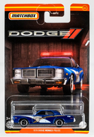 2022 Matchbox Dodge Series #6 1978 Dodge Monaco Police BLUE | FSC