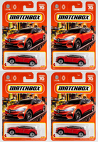 2023 Matchbox #100 2022 Renault Mégane FLAME RED | 4-PACK LOT | FSC