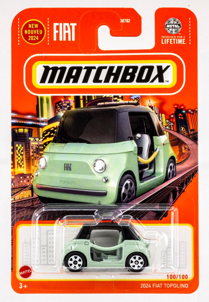 2024 Matchbox #100 2024 Fiat Topolino VERDE VITA (GREEN) | FSC