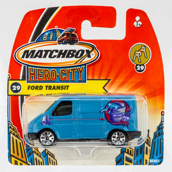 2004 Matchbox ROW #29 Ford Transit SKY BLUE | FSSC