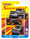 2020 Matchbox Superfast #11 1968 Dodge D200 RAVEN BLACK | SKYJACKER | FSC