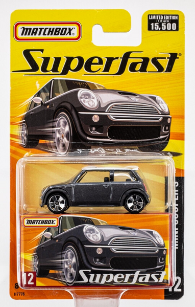 2005 Matchbox Superfast #12 Mini Cooper S DARK SILVER METALLIC | FSC