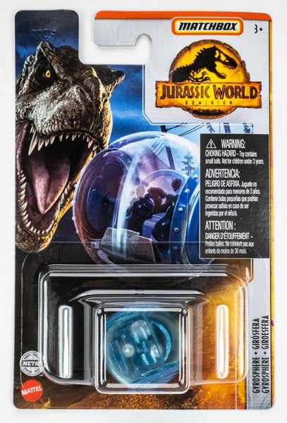 2022 Matchbox Jurassic World Dominion Gyrosphere BLUE | FSC