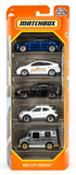 2022 Matchbox MBX City Drivers 5-Pack | Chrysler | Toyota | Volvo | Fiat | FSB