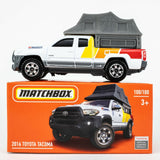 2022 Matchbox Power Grabs #100 2016 Toyota Tacoma SUPER WHITE | TRD | FSB