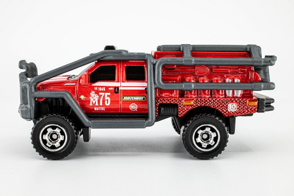 2020 Matchbox #82 Ford F-350 Superduty Superlift RED | MATTEL 75 YEARS | MINT