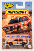 2024 Matchbox Off Road Rally #3 '90 VW Golf Country 4x4 | 2 HATCH ITEMS | FSC