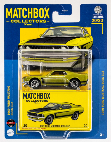 2024 Matchbox Collectors #20 1969 Ford Mustang Boss 302 MEDIUM LIME METAL | FSC