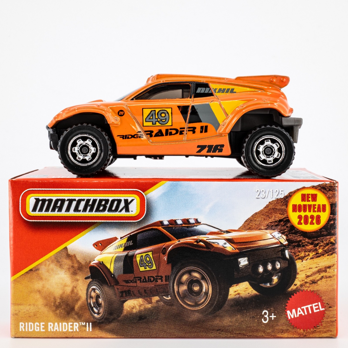 2026 Matchbox Power Grabs #23 Ridge Raider II LIGHT ORANGE | FSB ...