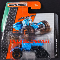 2015 Matchbox #77 Moto Tracker LIGHT BLUE / SHORT CARD / MOC