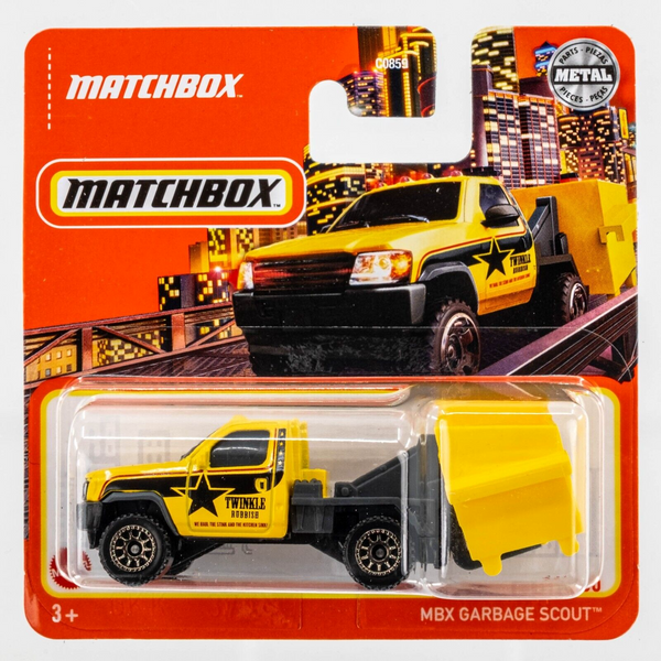 2022 Matchbox #24 MBX Garbage Scout YELLOW | TWINKLE RUBBISH | FSSC