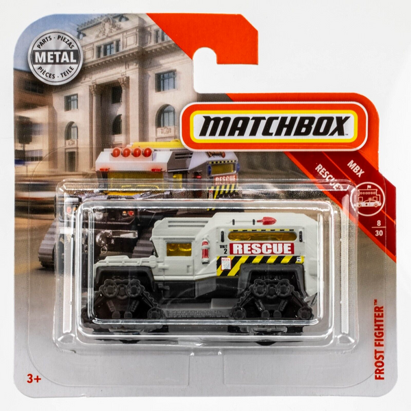 2018 Matchbox #59 Frost Fighter MATTE GREY | RESCUE | FSSC