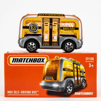 2022 Matchbox Power Grabs #37 MBX Self-Driving Bus AMBER | FSB