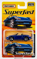 2005 Matchbox Superfast #56 Porsche Boxster METROPOL BLUE | FSC