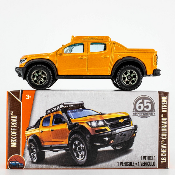 2018 Matchbox Power Grabs #92 '16 Chevy Colorado Xtreme ORANGE METALLIC | FSB