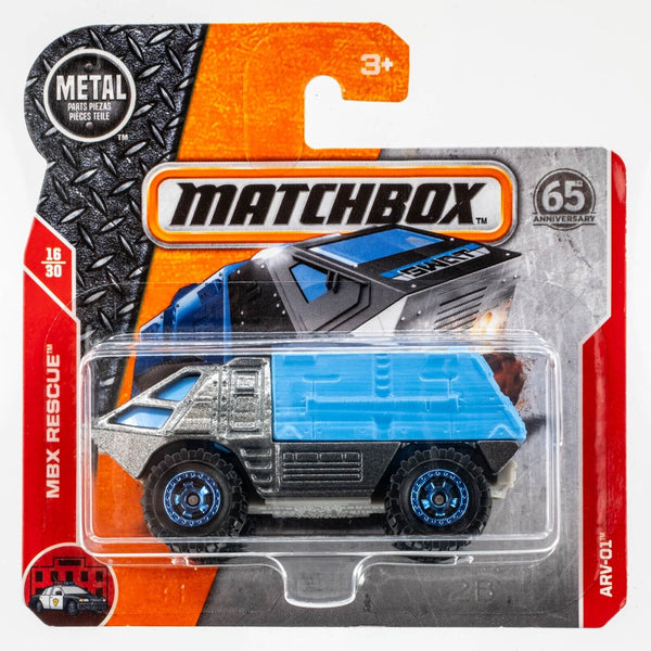 2018 Matchbox #70 ARV-01 Armored Response Vehicle GREY | BLUE | SWAT | FSSC