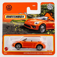 2022 Matchbox #14 2019 VW Beetle Convertible HABANERO ORANGE | FSC