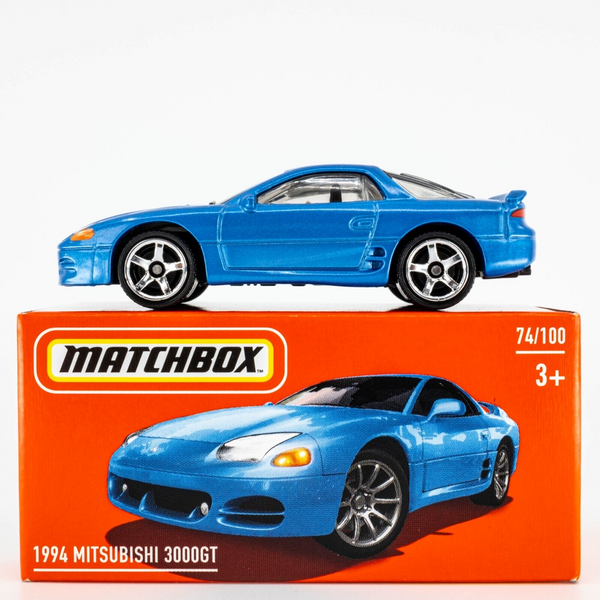 2024 Matchbox Power Grabs #74 1994 Mitsubishi 3000GT FIJI BLUE | FSB