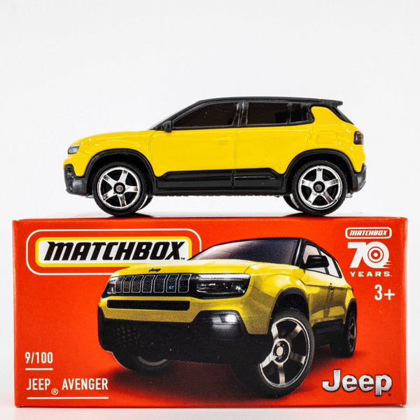 2023 Matchbox Power Grabs #9 Jeep Avenger SUN YELLOW | FSB