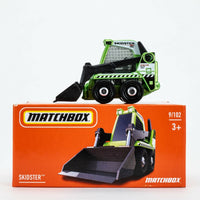 2022 Matchbox Power Grabs #9 (Bobcat) Skidster (S100) GREEN METALLIC | FSB