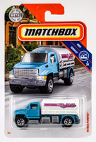 2019 Matchbox #93 Petrol Pumper (Utility Truck) BLUE | FARM FRESH MILK | FSC