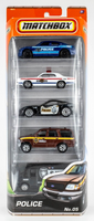 2011 Matchbox Police 5-Pack | Charger | Monaco | Corvette | Expedition | FSB