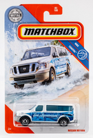 2020 Matchbox #83 Nissan NV (Passenger) Van GLACIER WHITE | SEA AQUATORIUM | FSC