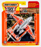 2024 Matchbox Sky Busters #25 MBX Twin Boom ORANGE | GREY | FSC