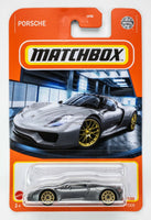 2022 Matchbox #31 Porsche 918 Spyder METEOR GREY METALLIC | FSC