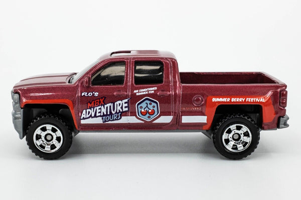 2022 Matchbox "MBX Off-Road" 2014 Chevy Silverado 1500 ROSE METALLIC | MINT