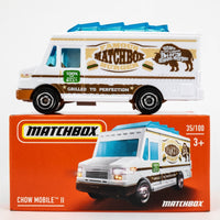 2022 Matchbox Power Grabs #35 Chow Mobile II WHITE | FAMOUS BURGER | FSB