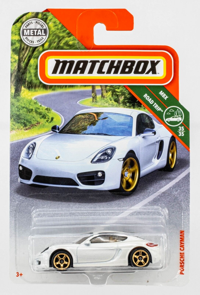 2018 Matchbox #124 Porsche Cayman CARRARA WHITE METALLIC | FSC