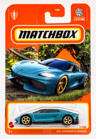 2024 Matchbox #1 2021 Koenigsegg Gemera TURQUOISE METALLIC | FSC