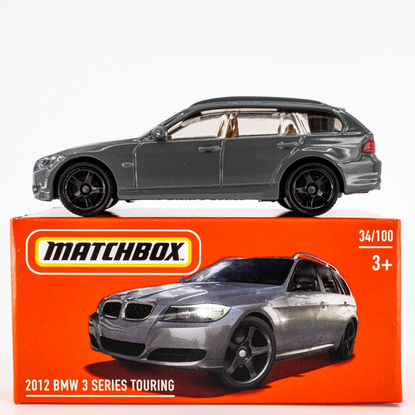 2024 Matchbox Power Grabs #34 2012 BMW 3 Series Touring DRAVIT GREY | FSB