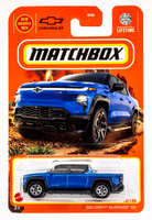 2024 Matchbox #12 2024 Chevy Silverado EV GLACIER BLUE METALLIC | FSC