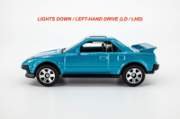 2022 Matchbox Target Retro #3 '84 Toyota MR2 SKY BLUE | LIGHTS DOWN | LHD | MINT