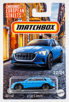 2024 Matchbox European Streets #22 Audi e-Tron ANTIGUA BLUE | FSC