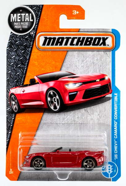 2017 Matchbox #2 '16 Chevy Camaro Convertible RED HOT | FSC