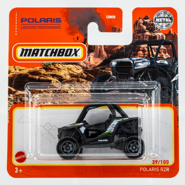 2022 Matchbox #39 Polaris RZR BLACK | GREEN | FSSC