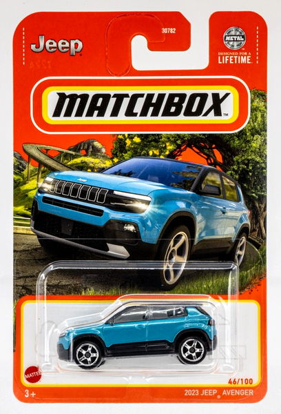 2024 Matchbox #46 2023 Jeep Avenger LAKE BLUE METALLIC | FSC