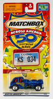 2002 Matchbox Across America Radar Truck BLUE METALLIC | KANSAS | FSC