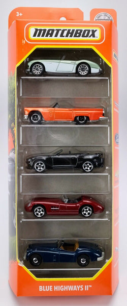 2021 Matchbox Blue Highways II 5-Pack | Austin Healey | Ford | Aston Martin |FSB