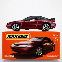 2021 Matchbox Power Grabs #88 Subaru SVX BURGUNDY METALLIC | RYU ASADA | FSB