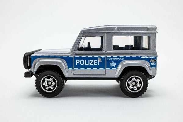 2021 Matchbox "Autobahn Express" Land Rover 90 SILVER | POLIZEI | MINT