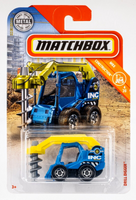 2019 Matchbox #33 Drill Digger BLUE | YELLOW | INC CONSTRUCTION | FSC