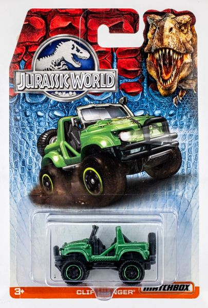 2015 Matchbox Jurassic World Cliff Hanger GREEN METALLIC | FSC